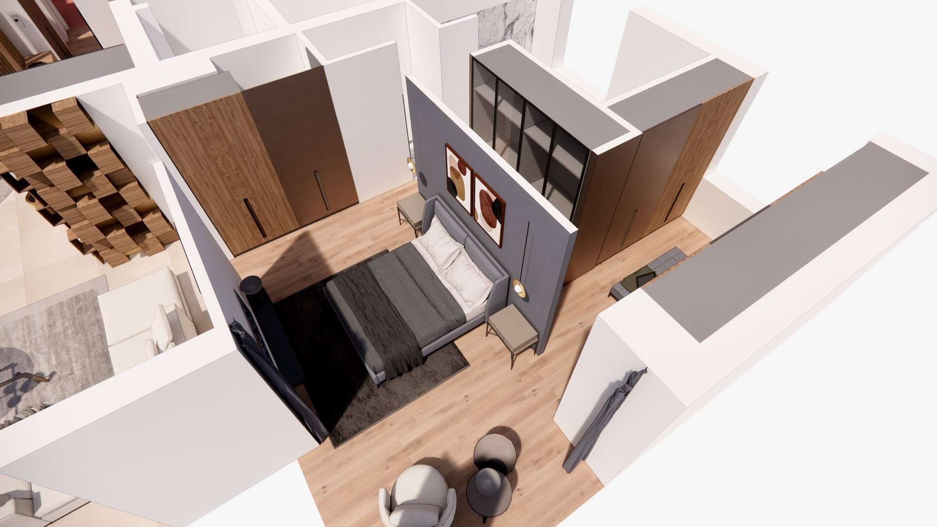 Rénovation penthouse Sète terrasse vue mer Méditerranée architecte Montpellier LEWISA home — vue 4