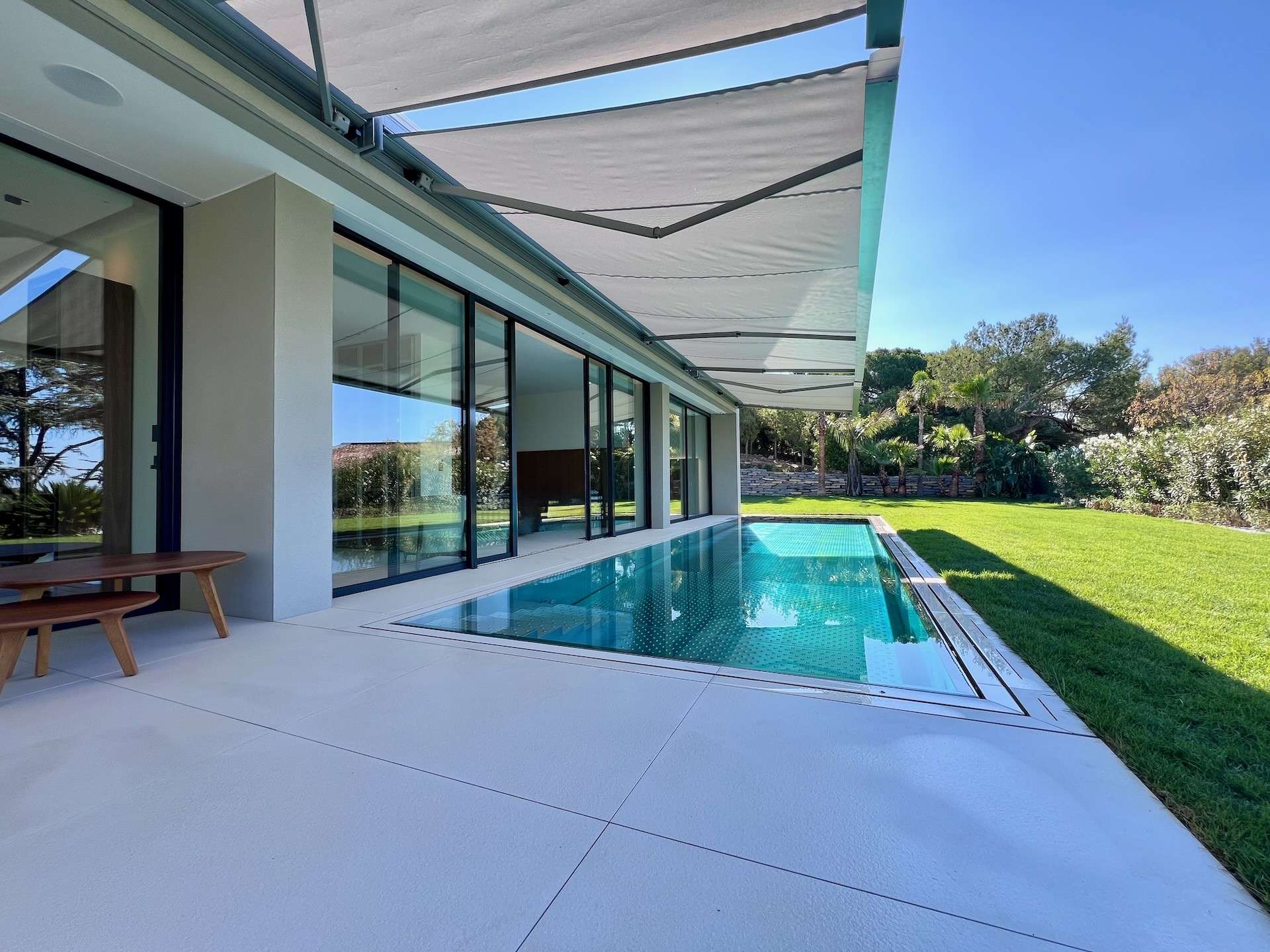 Rendu 3D volumétrie villa contemporaine en hauteur